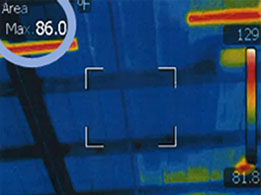 After Spray Foam Roof - 86º F