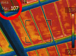 Before Spray Foam Roof - 107º F